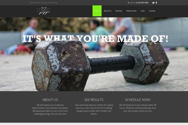 Fitness GYM theme site design template sample