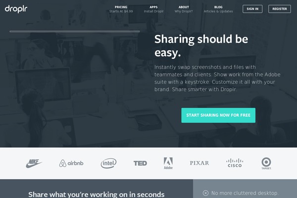 droplr WordPress theme, websites list used droplr theme droplr theme websites examples
