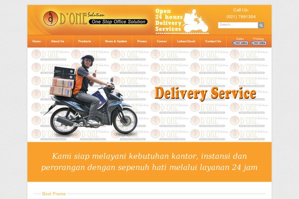 Done theme site design template sample