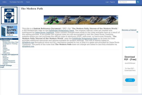 QuickStrap theme site design template sample