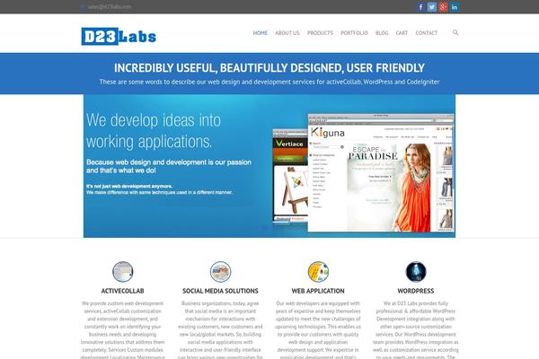 Interface theme site design template sample