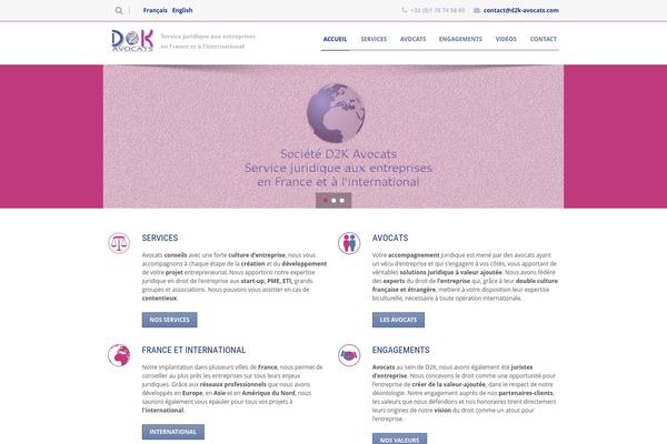 Maxima theme site design template sample