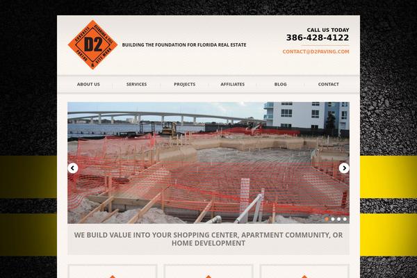 d2paving.com site used Theme1622