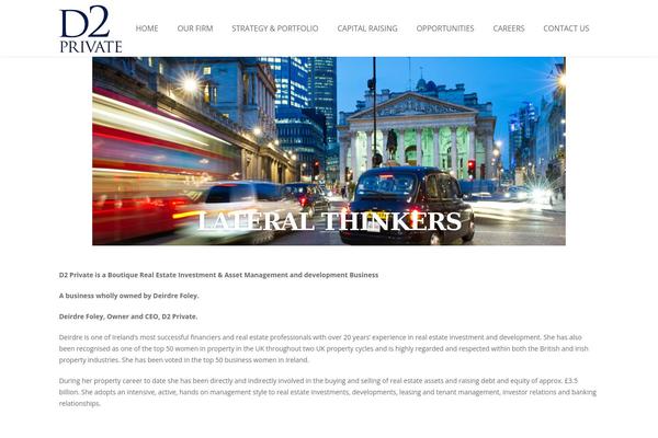Impreza Child theme site design template sample