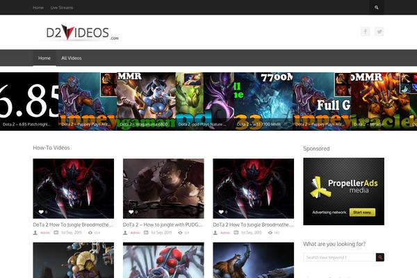 BeeTube theme site design template sample