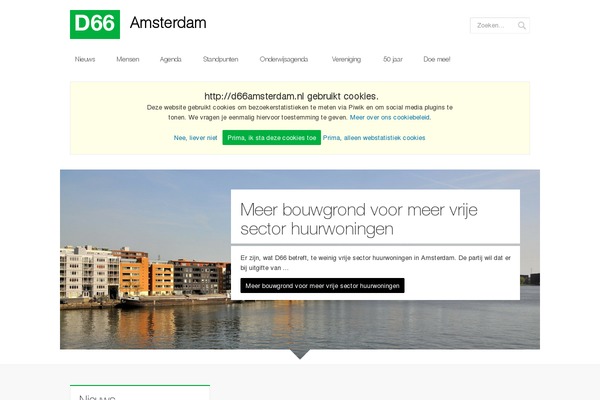 d66amsterdam.nl site used D66