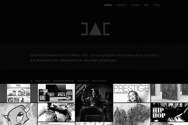 GridStack theme site design template sample