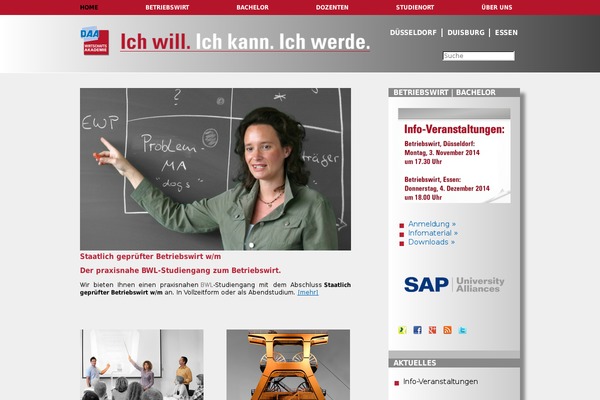 daa-wirtschaftsakademie.de site used Daa