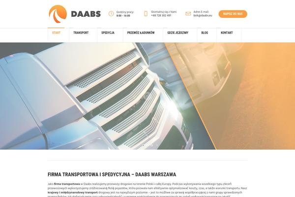 Logistic-business theme site design template sample
