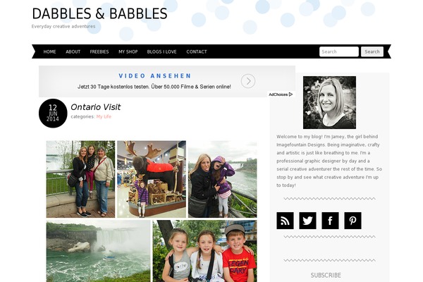 Magazine Pro theme site design template sample