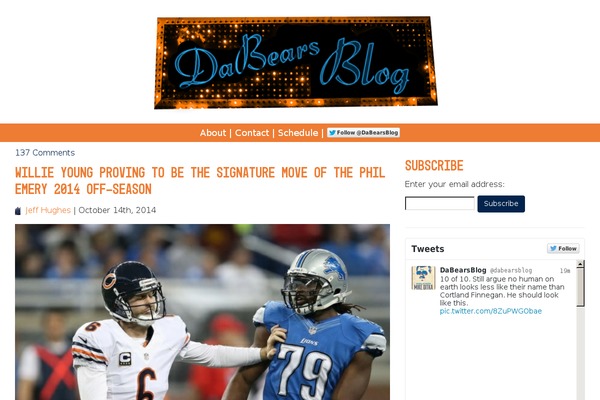 dabearsblog.com site used Dbb