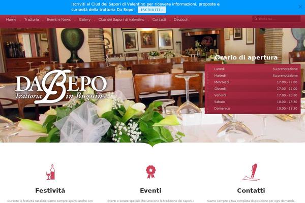 Delizioso theme site design template sample