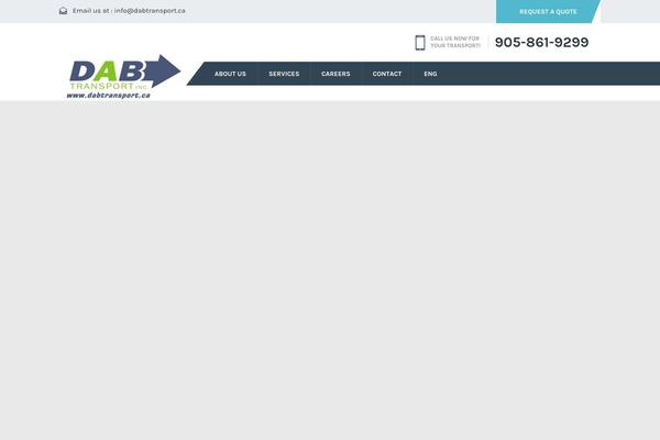 Transport theme site design template sample