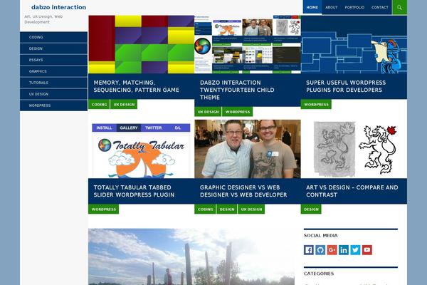 Site using Social Icons Widget plugin