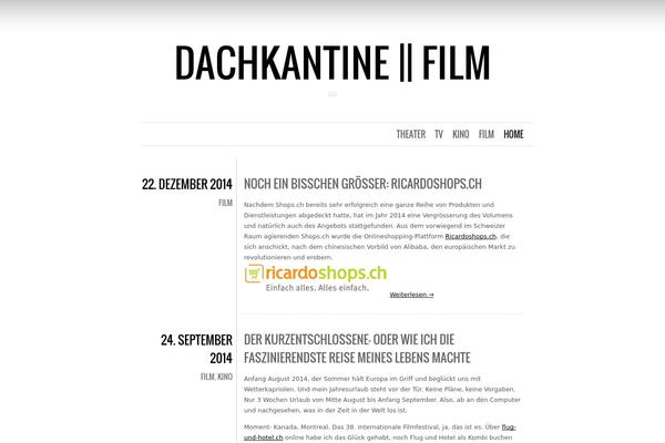 Chunk theme site design template sample