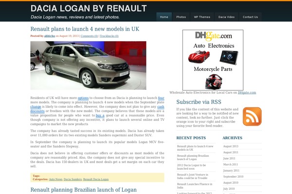 Elegantblue theme site design template sample