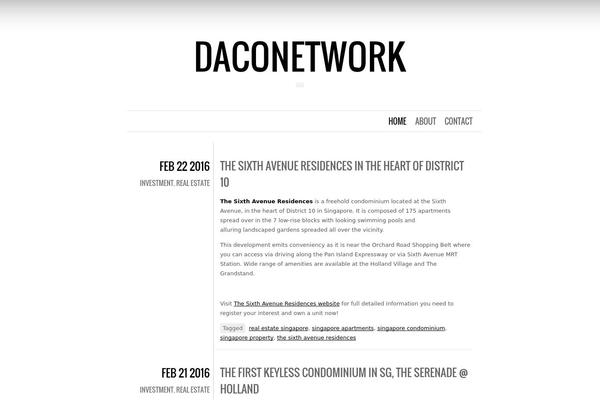 Chunk theme site design template sample