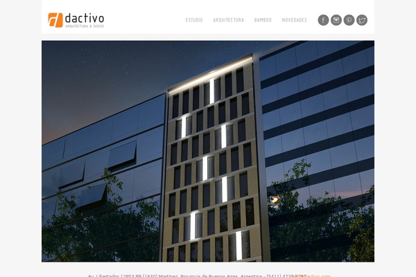 Site using Salient-social plugin