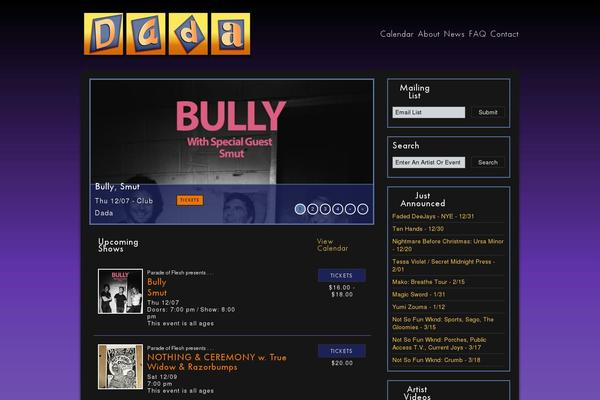 Site using Ticketfly-cms plugin