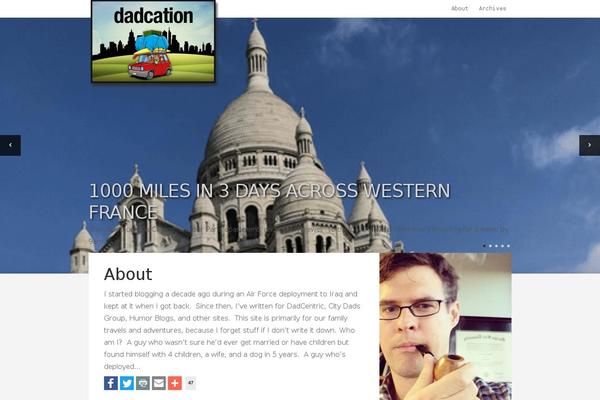 Adventure theme site design template sample
