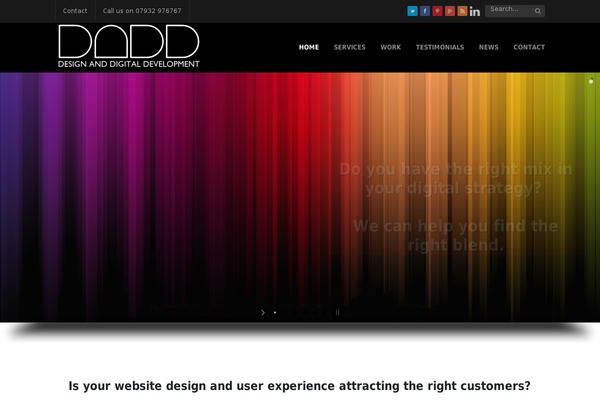 Thunder theme site design template sample