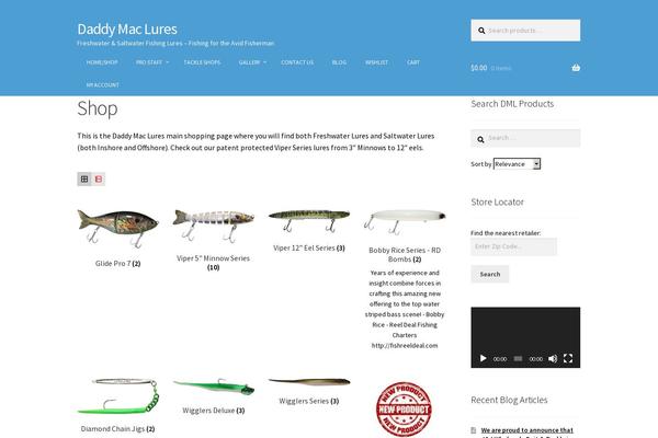 Site using Storefront Footer Bar plugin