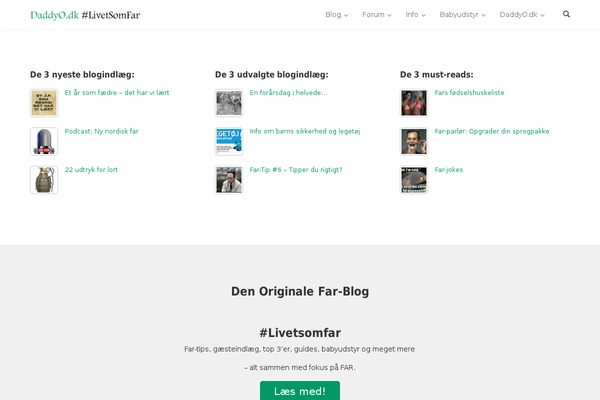 Site using Parallax Scroll plugin