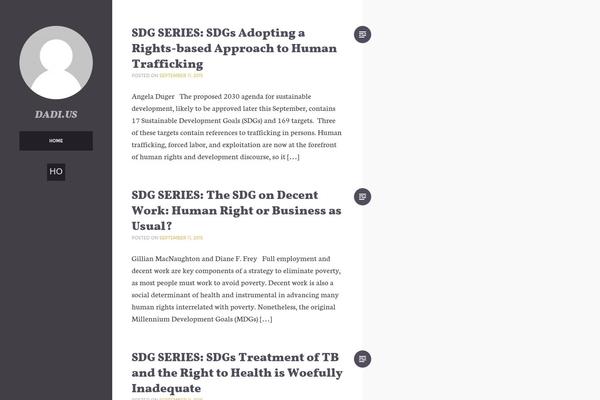 Umbra theme site design template sample