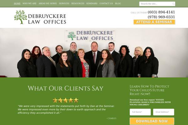 dadlawoffices.com site used Theme6