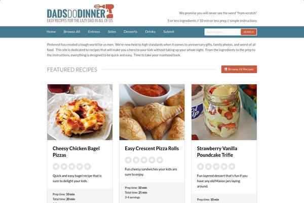 Basil theme site design template sample