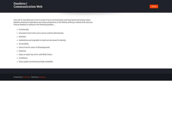 Abaris theme site design template sample