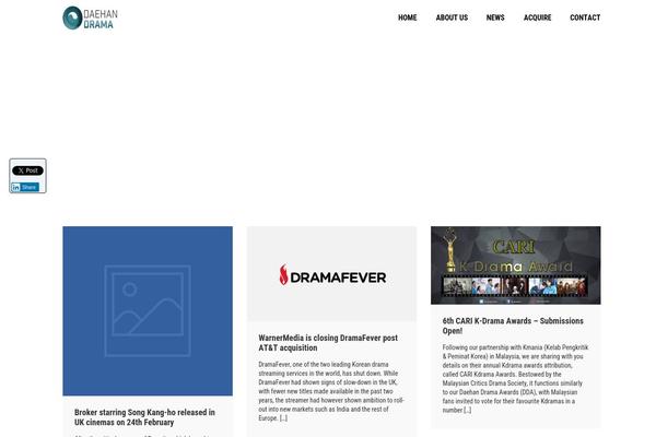 Site using Round Social Media Buttons plugin
