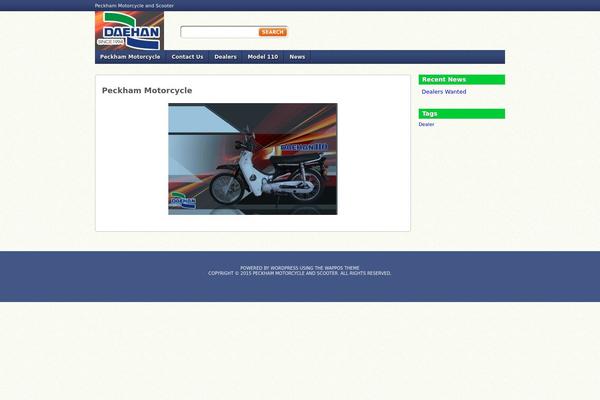 Wappos theme site design template sample