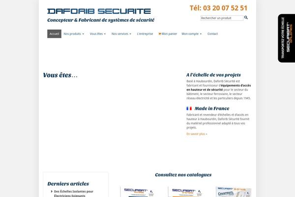 Foxy theme site design template sample