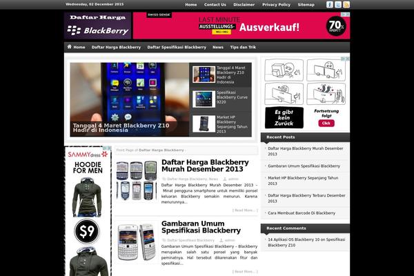 daftarhargablackberry.com site used Elegantrush