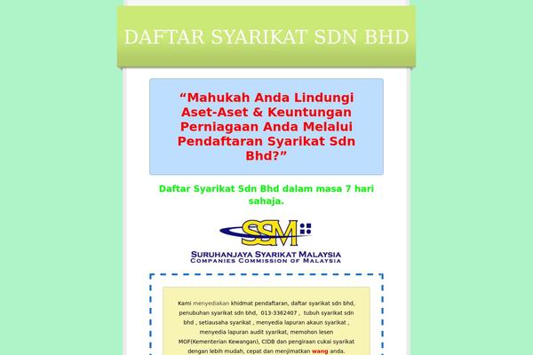 daftarsyarikatssm.com site used Wpboss