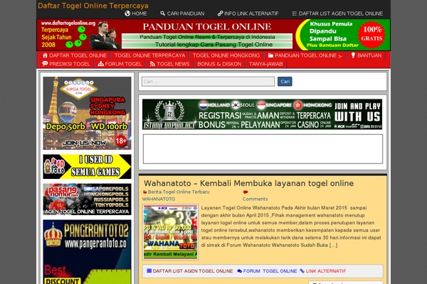 Frontier theme site design template sample