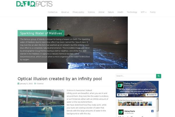 dafuqfacts.com site used Dazzling