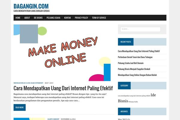 MH Newsdesk lite theme site design template sample