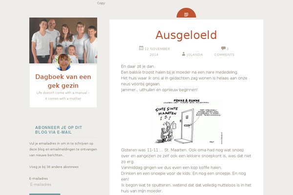dagboekvaneengekgezin.nl site used Patchwork