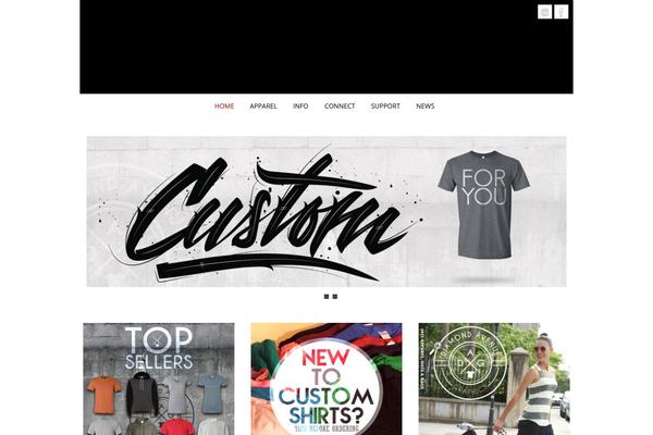 Parabola theme site design template sample