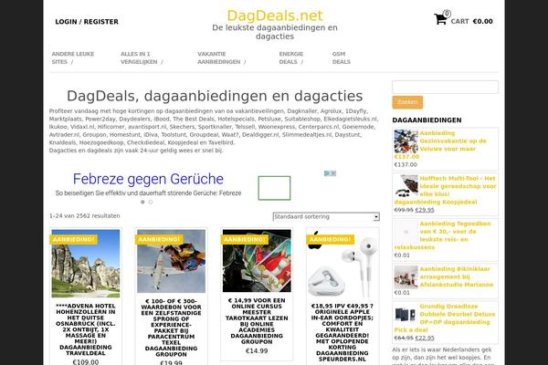 Store theme site design template sample