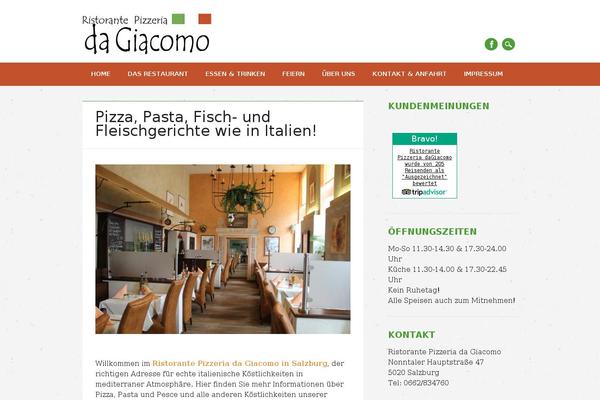 Restaurateur theme site design template sample