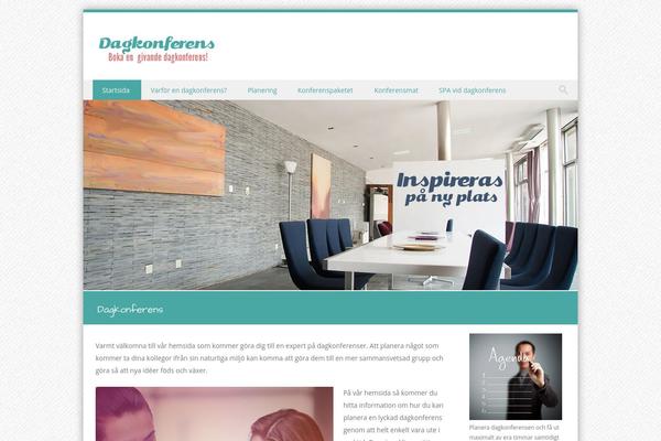 Discovery theme site design template sample