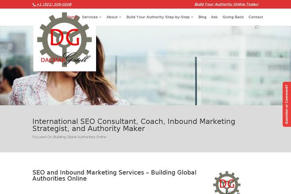 Divi Child theme site design template sample