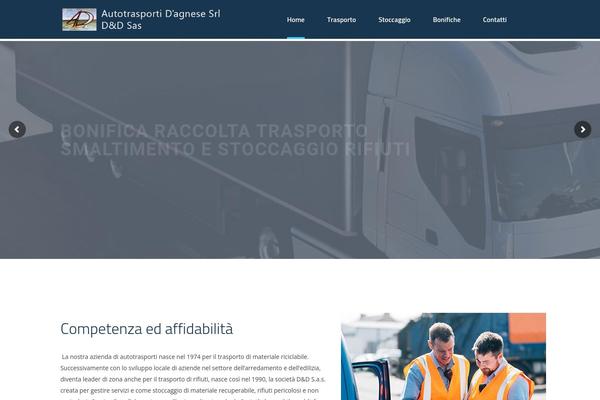 Transcargo theme site design template sample