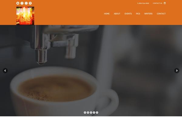 Triven theme site design template sample