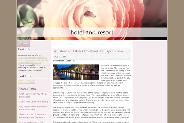 Nuntius theme site design template sample