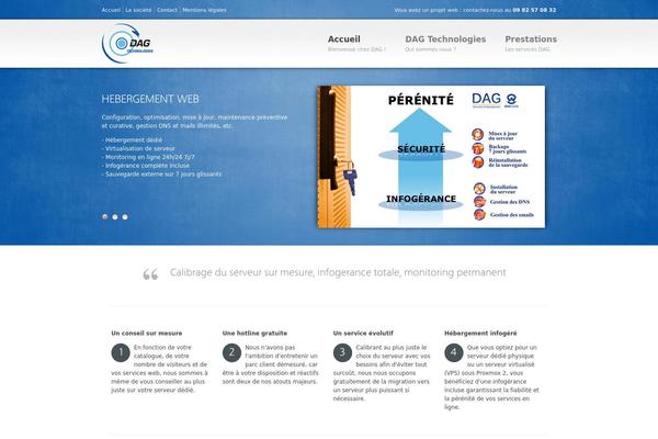 dagtechnologies.fr site used Accent