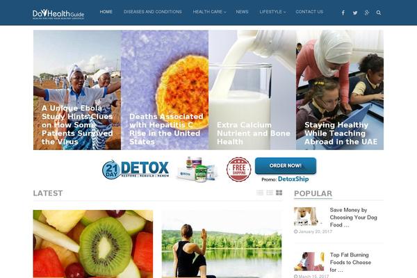 dahealthguide.com site used WordX